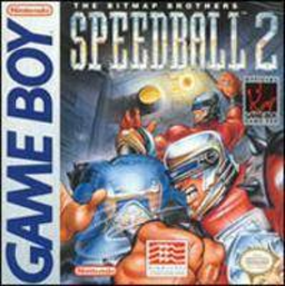 Speedball 2 box art for GameBoy